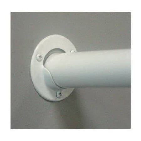 2PK WHT STL Pole Socket